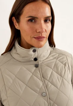 Cellbes of Sweden Quiltad jacka med tryckknappar Beige Outlet