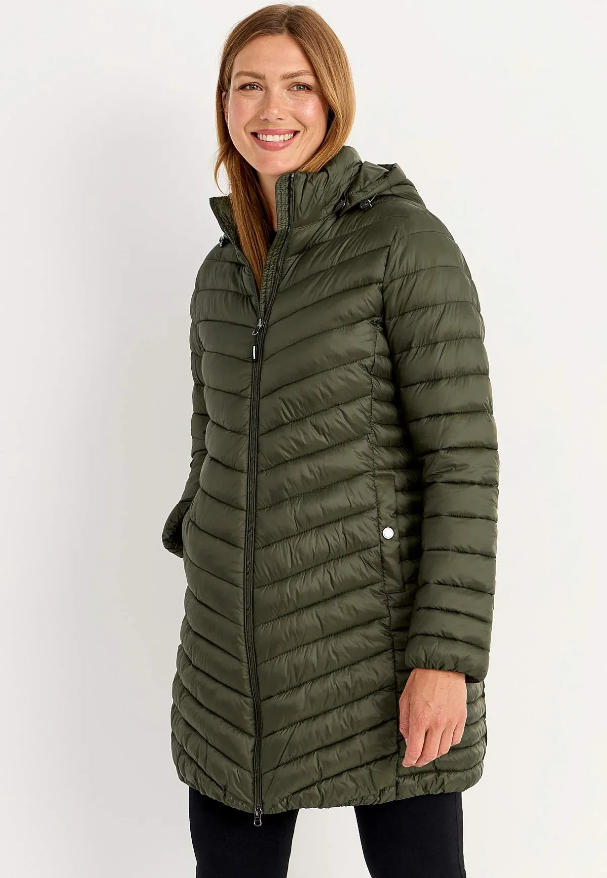 Cellbes of Sweden Quiltad lättviktsjacka Khakigrön Best