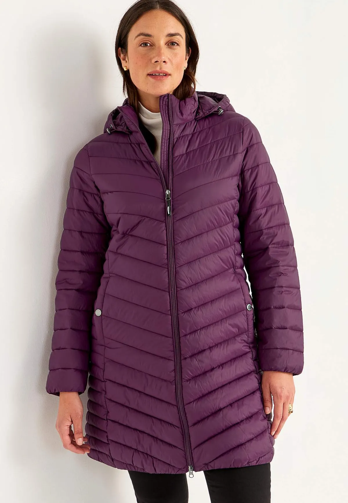 Cellbes of Sweden Quiltad lättviktsjacka Plommon Discount