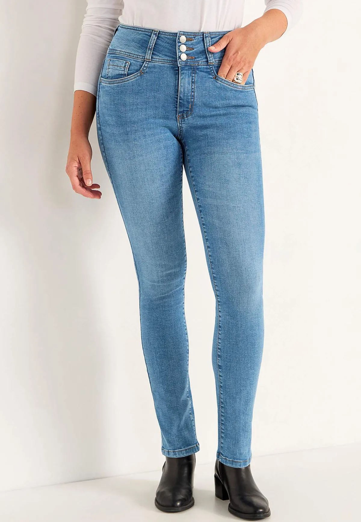 Cellbes of Sweden Raka jeans med hög midja Outlet