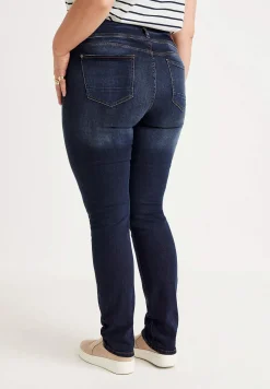 Cellbes of Sweden Raka jeans med hög midja Blå denim Online