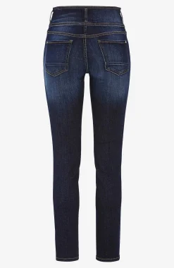 Cellbes of Sweden Raka jeans med hög midja Blå denim Online