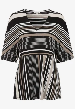 Cellbes of Sweden Randig trikåtopp Svart / Randig Hot