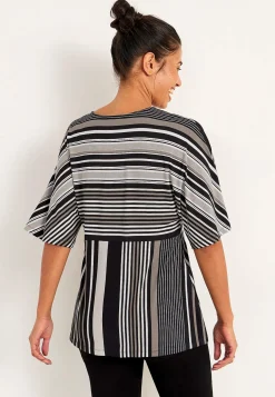 Cellbes of Sweden Randig trikåtopp Svart / Randig Hot