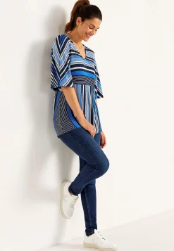 Cellbes of Sweden Randig trikåtopp Marin / Randig Clearance