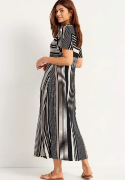 Cellbes of Sweden Randig viskosklänning Svart / Randig Sale