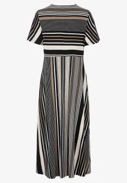 Cellbes of Sweden Randig viskosklänning Svart / Randig Sale