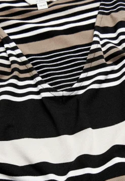 Cellbes of Sweden Randig viskosklänning Svart / Randig Sale