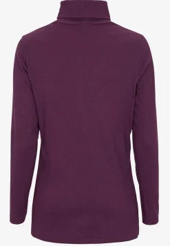 Cellbes of Sweden Ribbad polotröja i ekologisk bomull New