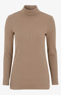 Cellbes of Sweden Ribbad polotröja i ekologisk bomull Mullvad Discount