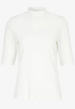 Cellbes of Sweden Ribbad topp med polokrage Rosa New