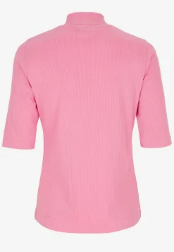 Cellbes of Sweden Ribbad topp med polokrage Svart Discount