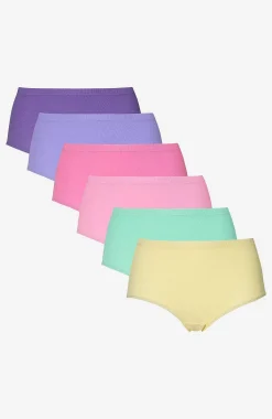 Cellbes of Sweden Ribbad trosa i bomull 6-pack Sale