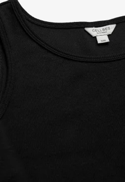 Cellbes of Sweden Ribbat linne Svart Discount