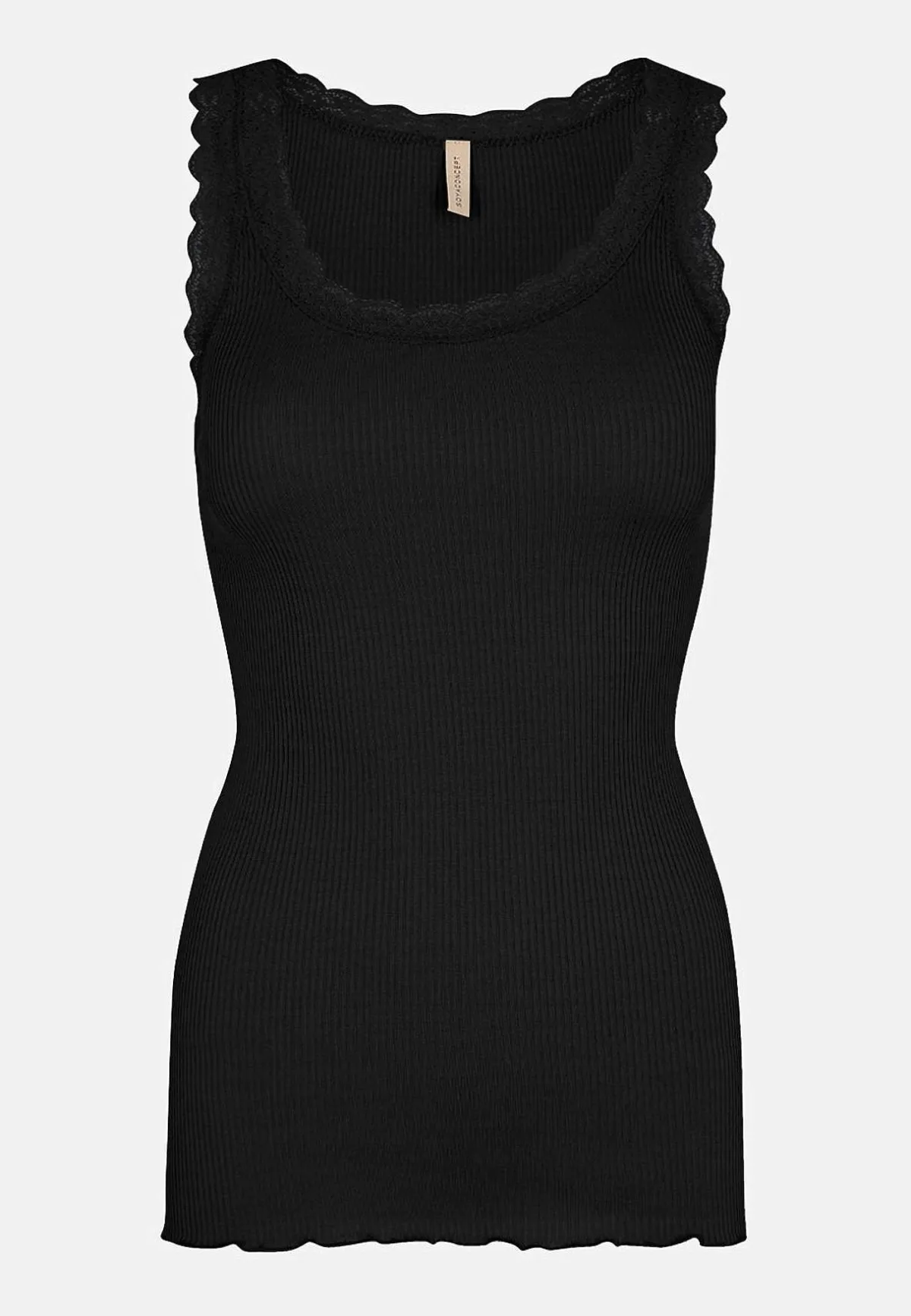 Soyaconcept Ribbat linne i silkesmix Svart Hot