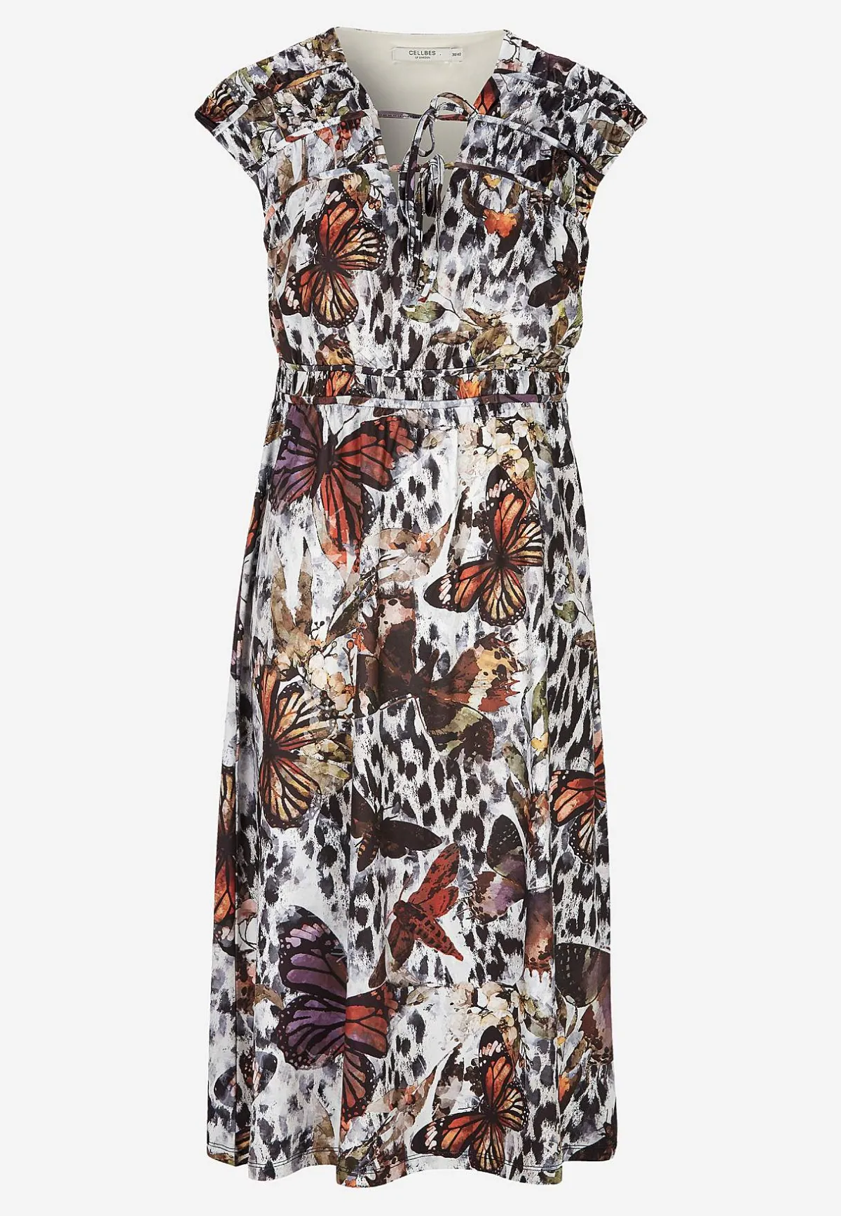 Johanna Toftby x Cellbes Ärmlös klänning Mönstrad Hot