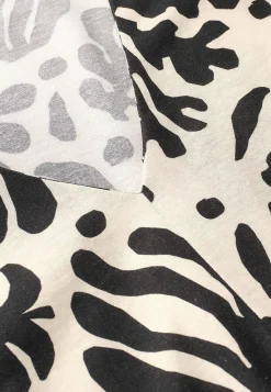 Cellbes of Sweden Ärmlös trikåtopp med v-ringning Svart / Mönstrad Sale