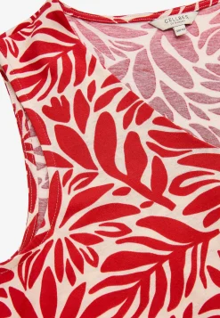 Cellbes of Sweden Ärmlös trikåtopp med v-ringning Svart / Mönstrad Sale