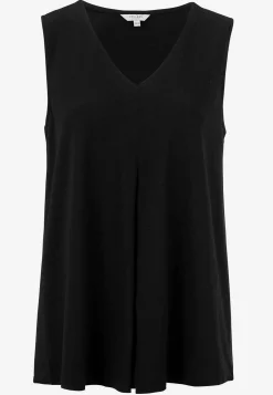 Cellbes of Sweden Ärmlös trikåtopp med v-ringning Svart / Mönstrad Sale