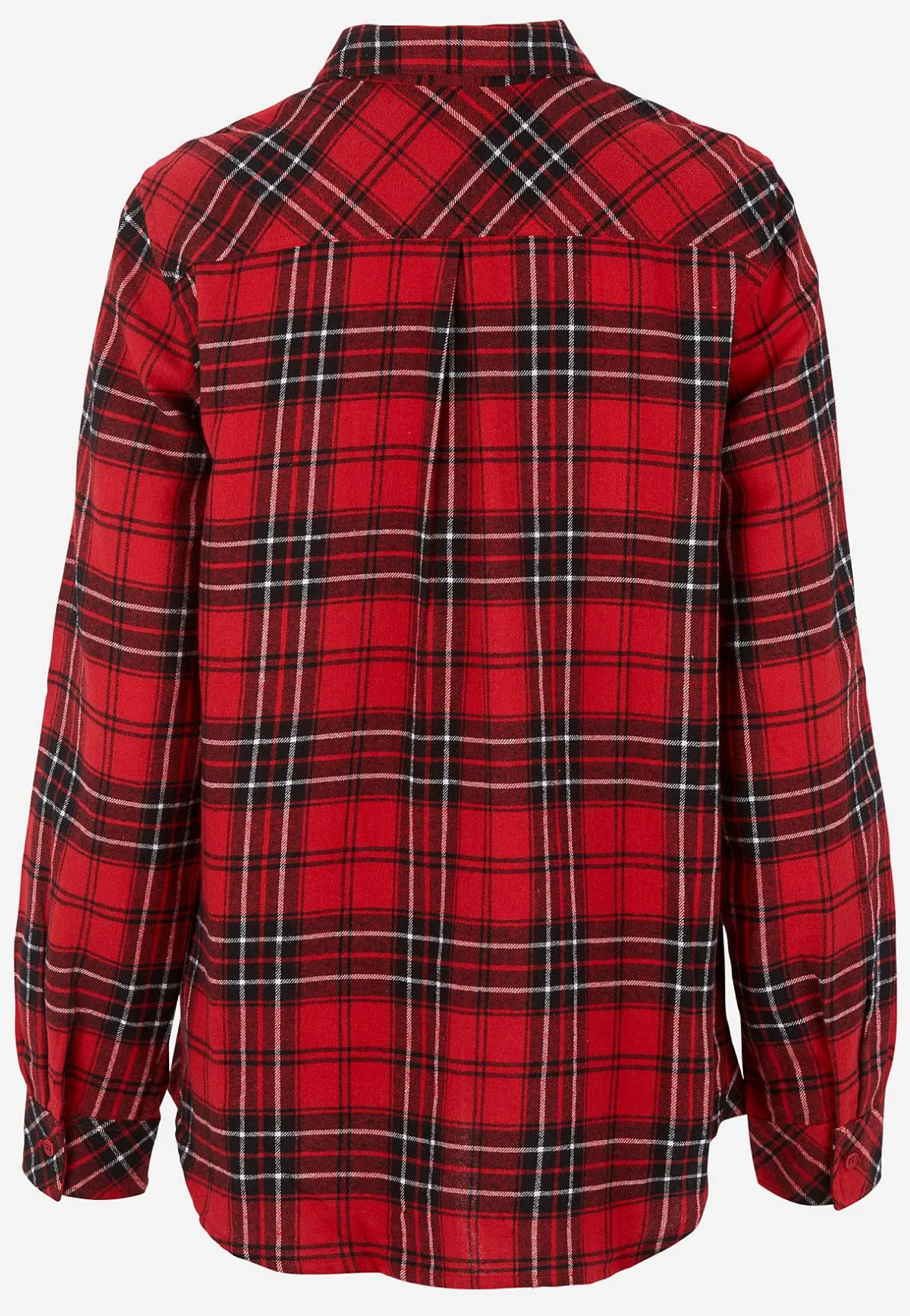 Cellbes of Sweden Rutig flanellskjorta Röd / Svart / Rutig Clearance
