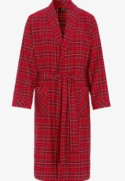 Cellbes of Sweden Rutig morgonrock i flanell