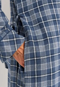 Cellbes of Sweden Rutig morgonrock i flanell New