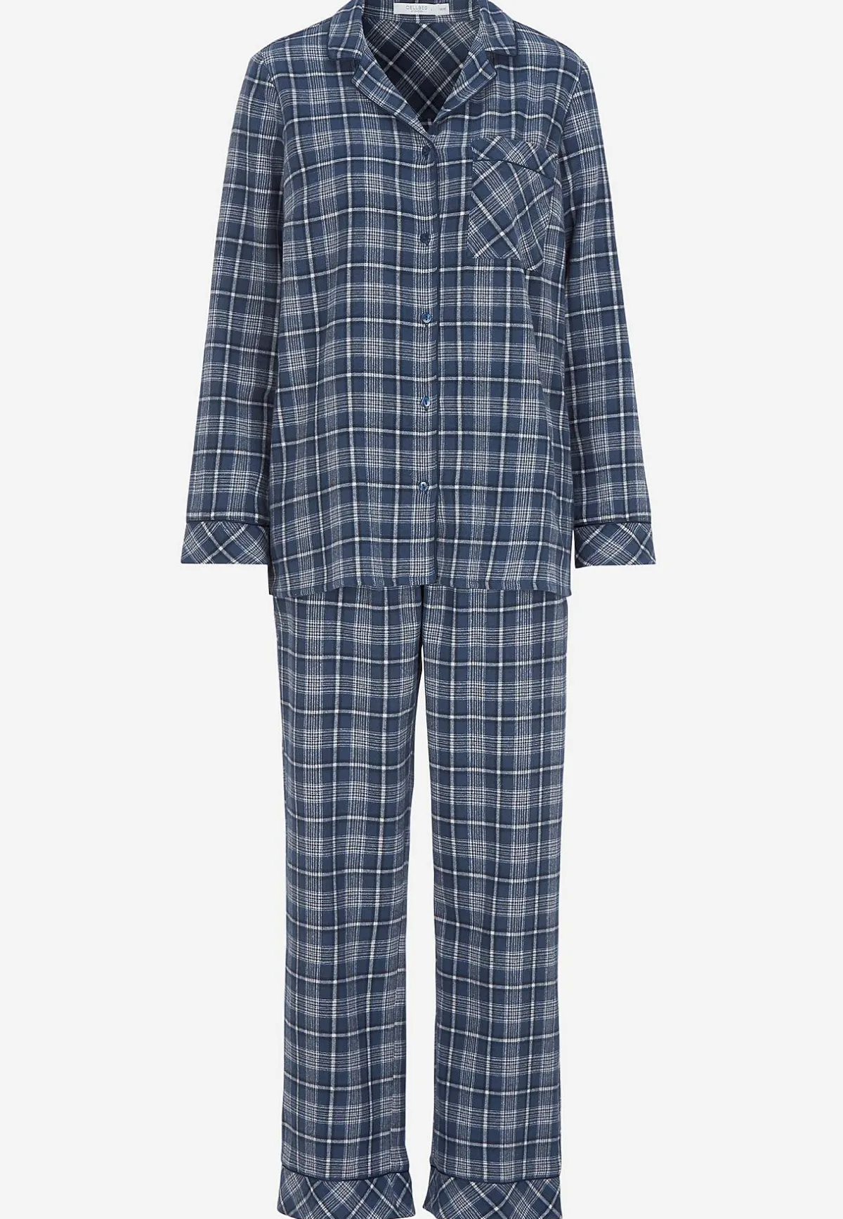 Cellbes of Sweden Rutig pyjamas i flanell Clearance