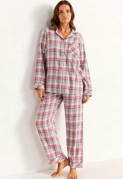 Cellbes of Sweden Rutig pyjamas i flanell Sale