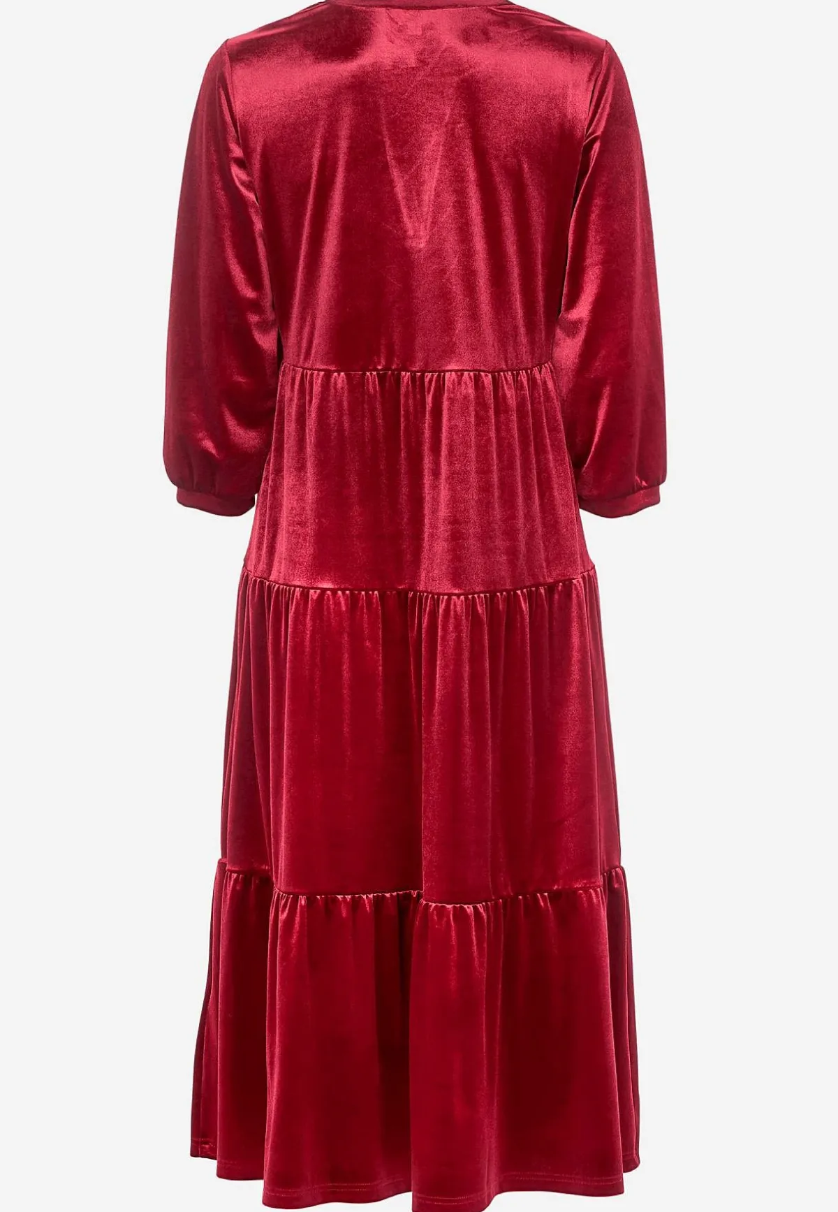 Cellbes of Sweden Sammetsklänning med volang New