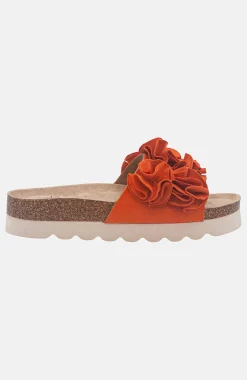 Duffy Sandal med dekorativ rem Orange Best