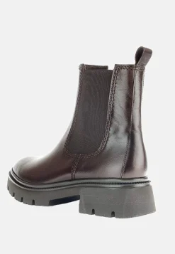 Gabor Skinnkänga med dragkedja Mörkbrun