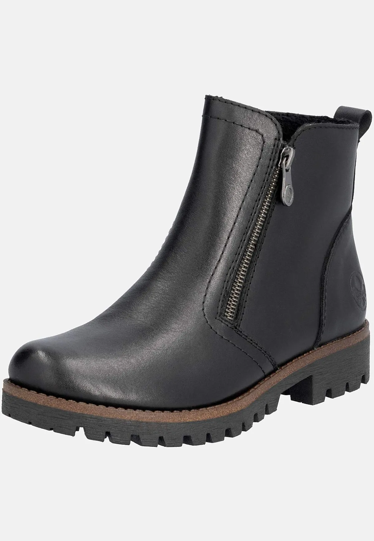 Rieker Skinnkänga med dubbla dragkedjor Online