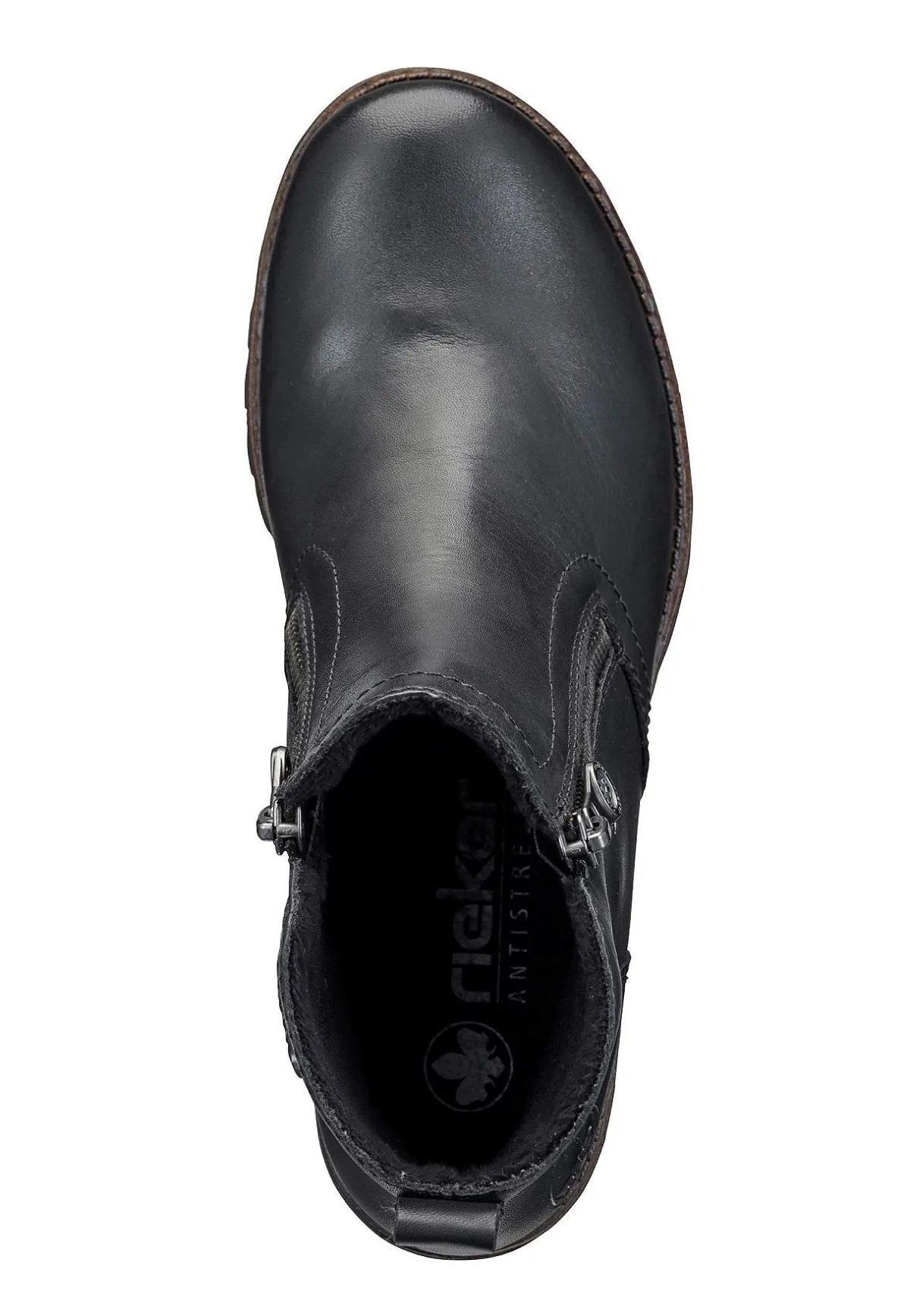 Rieker Skinnkänga med dubbla dragkedjor Online