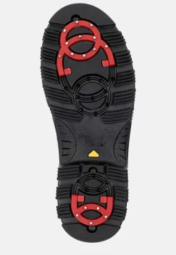 Rieker Skinnkänga med infällbara broddar Svart Clearance