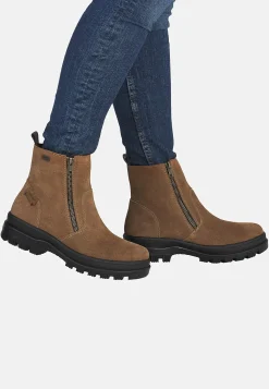 Rieker Skinnkänga med infällbara broddar Vinröd Sale