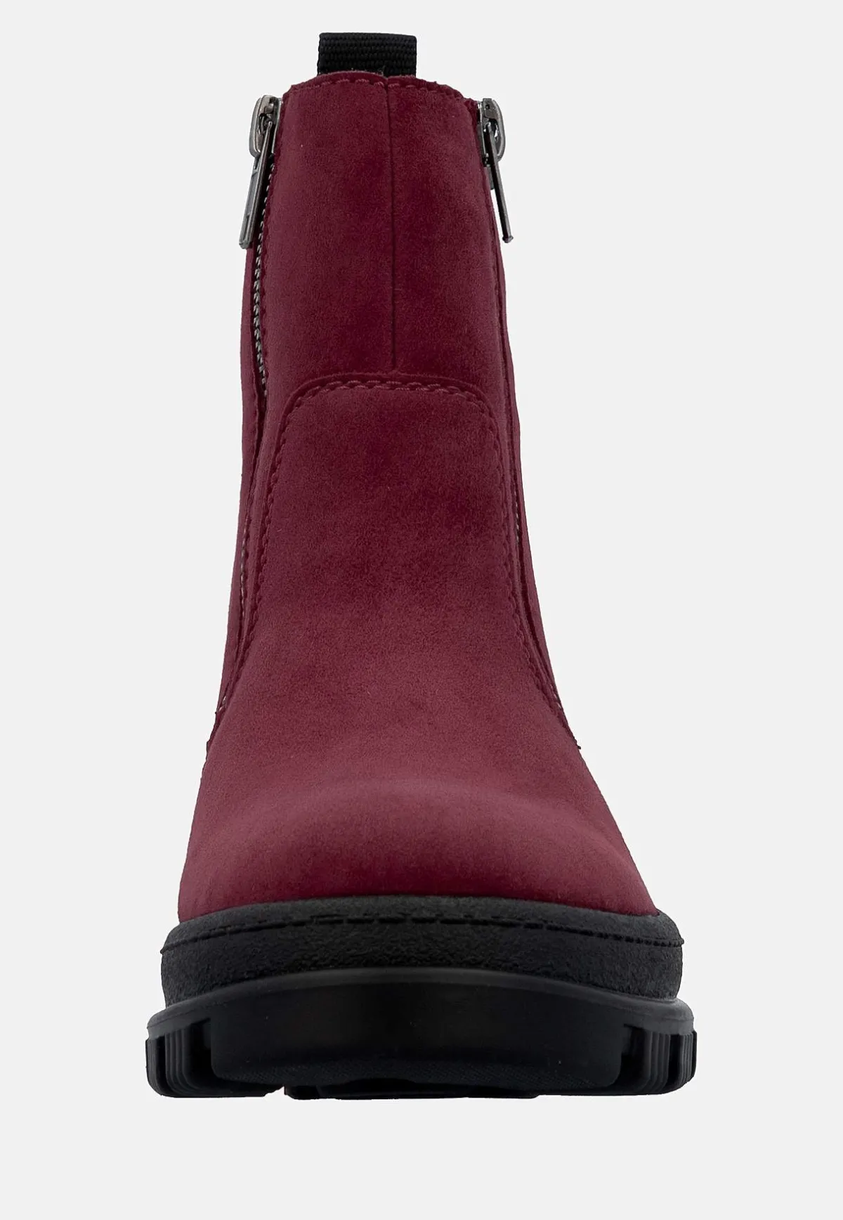 Rieker Skinnkänga med infällbara broddar Vinröd Sale