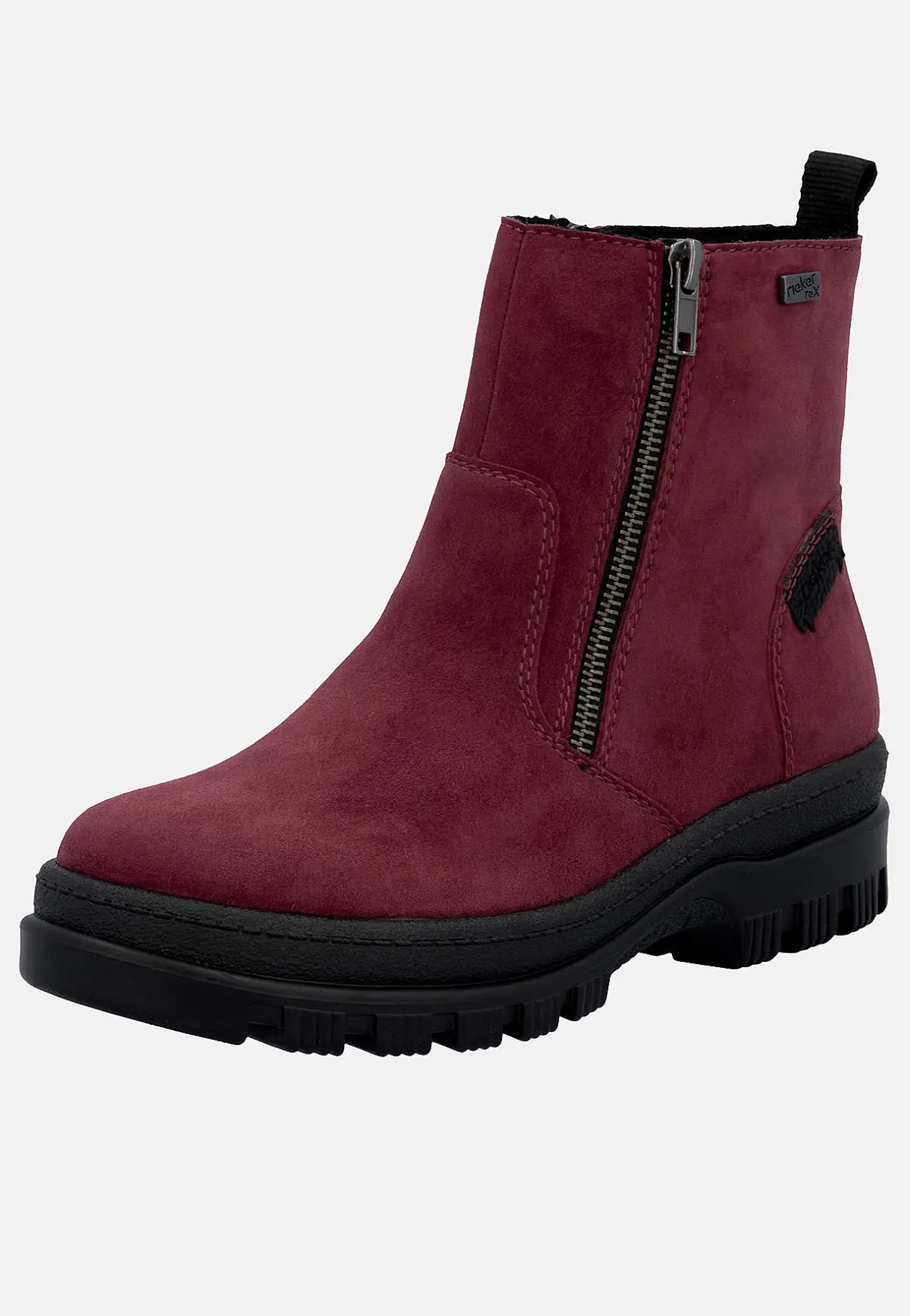 Rieker Skinnkänga med infällbara broddar Vinröd Sale
