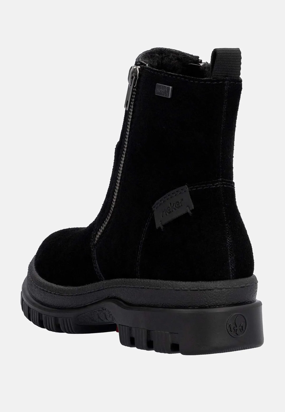 Rieker Skinnkänga med infällbara broddar Vinröd Sale