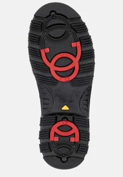 Rieker Skinnkänga med infällbara broddar Vinröd Sale