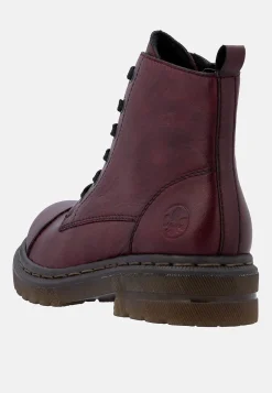 Rieker Skinnkänga med snörning och dragkedja