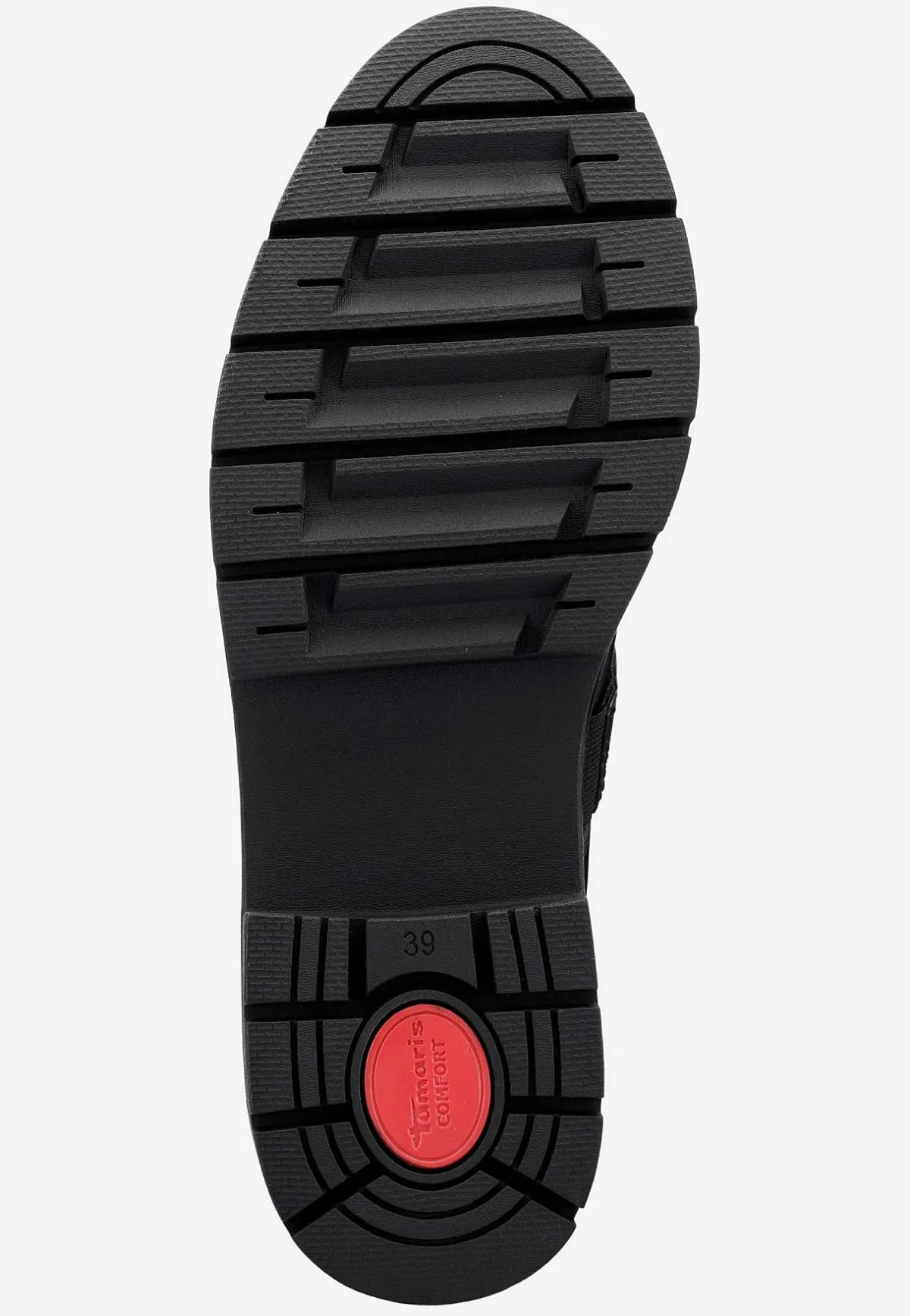 Tamaris Skinnloafer med spänne Comfort Svart Hot