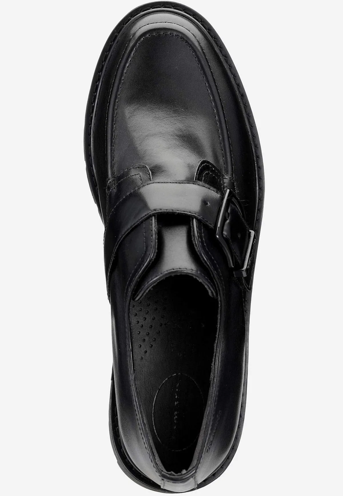 Tamaris Skinnloafer med spänne Comfort Svart Hot