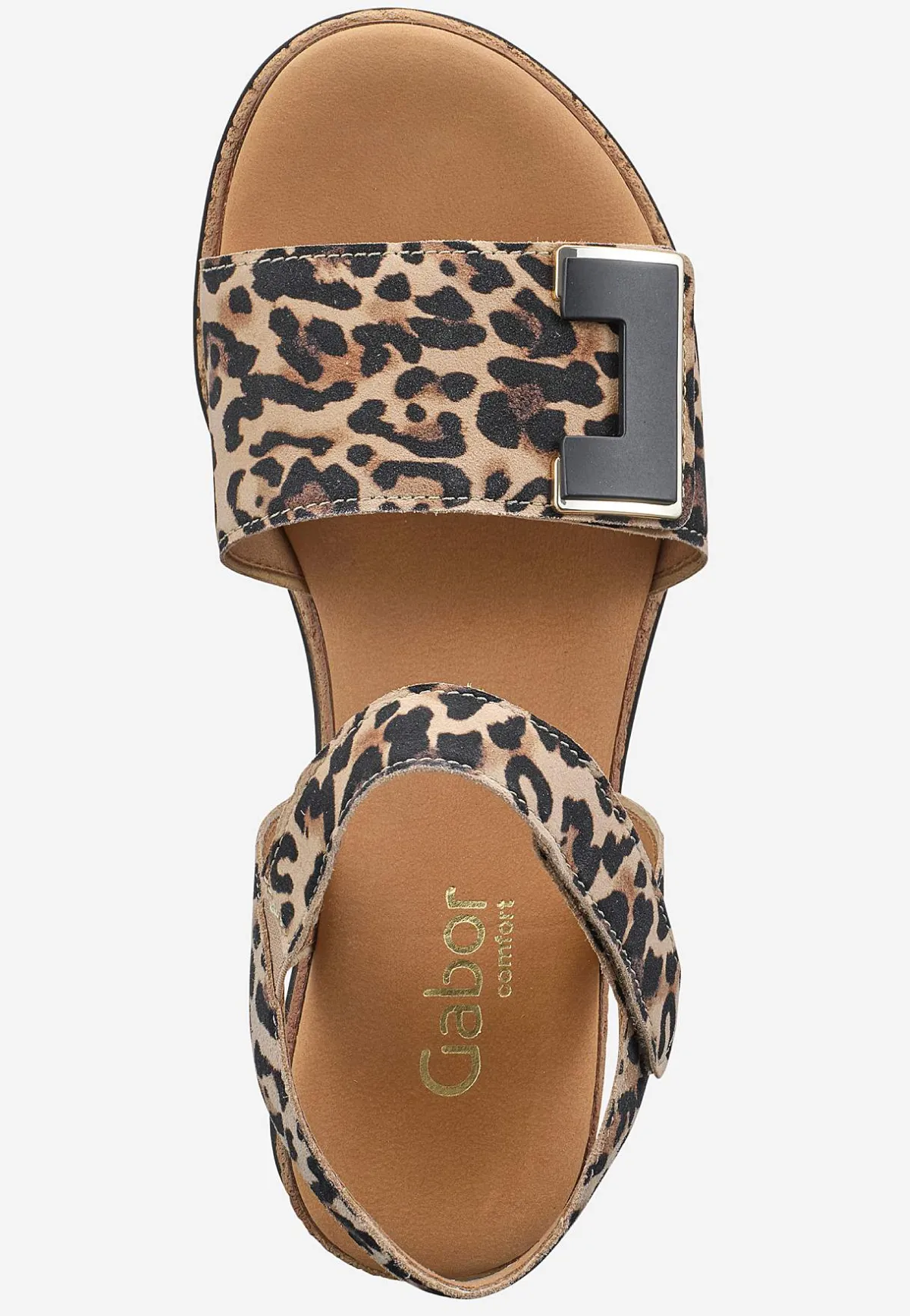 Gabor Skinnsandal med kardborrestängning Hot