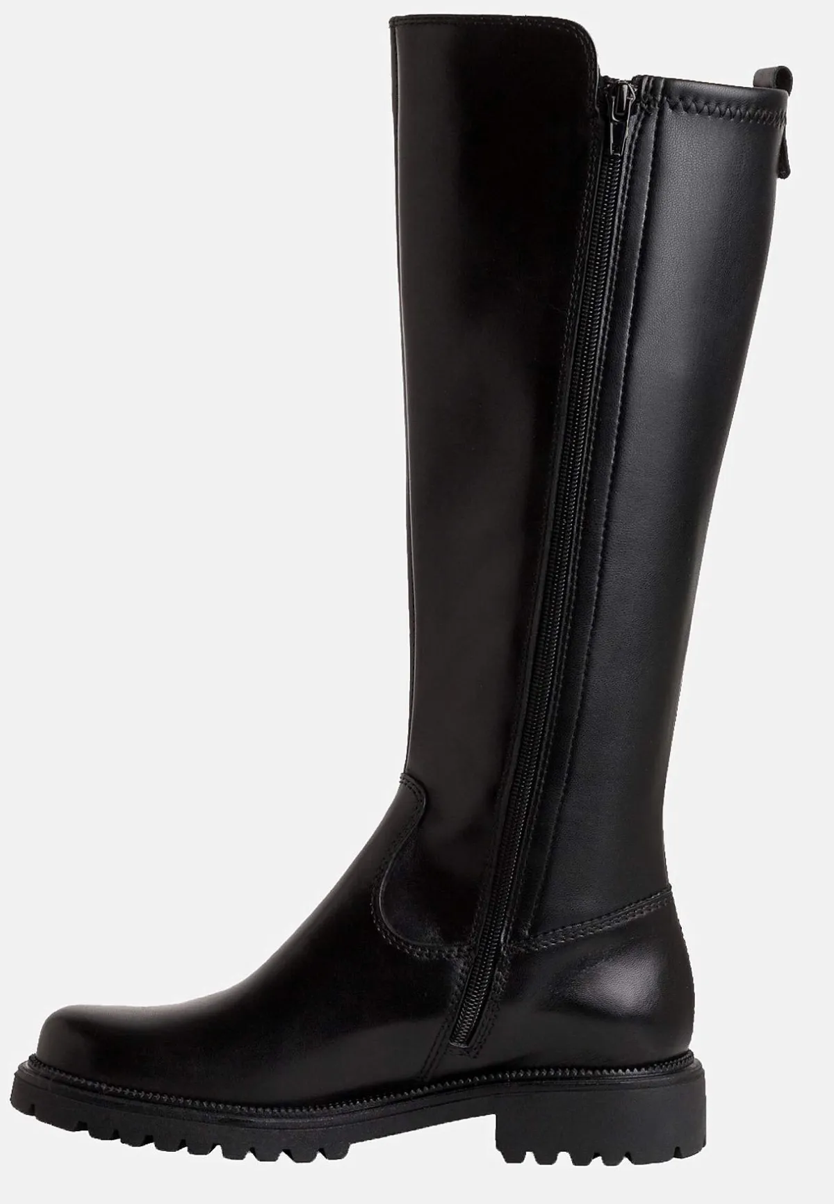 Tamaris Skinnstövel med bred skaftvidd Svart Discount