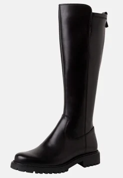 Tamaris Skinnstövel med bred skaftvidd Svart Discount