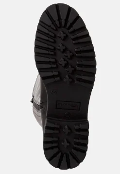 Tamaris Skinnstövel med bred skaftvidd Svart Discount