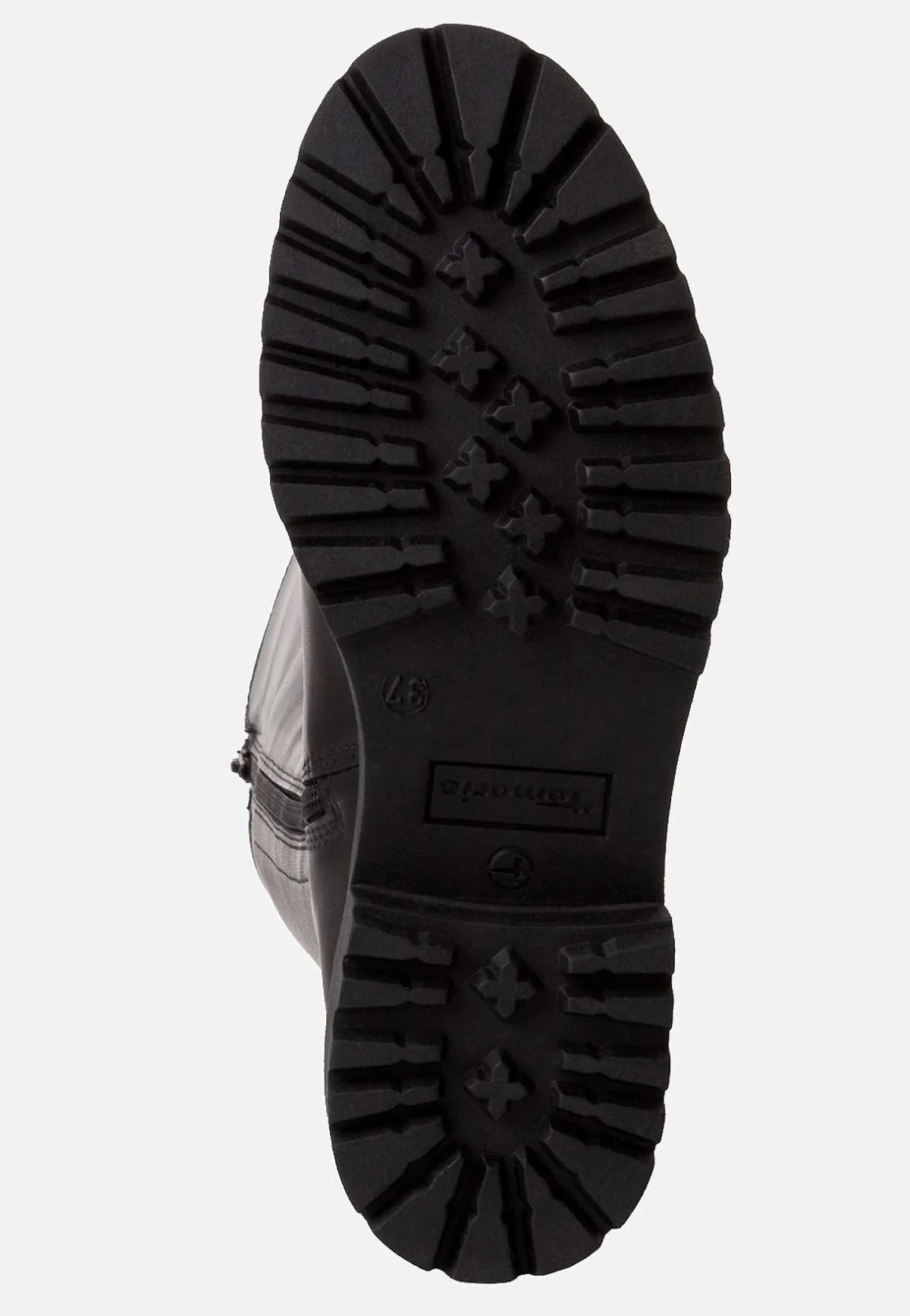 Tamaris Skinnstövel med bred skaftvidd Svart Discount