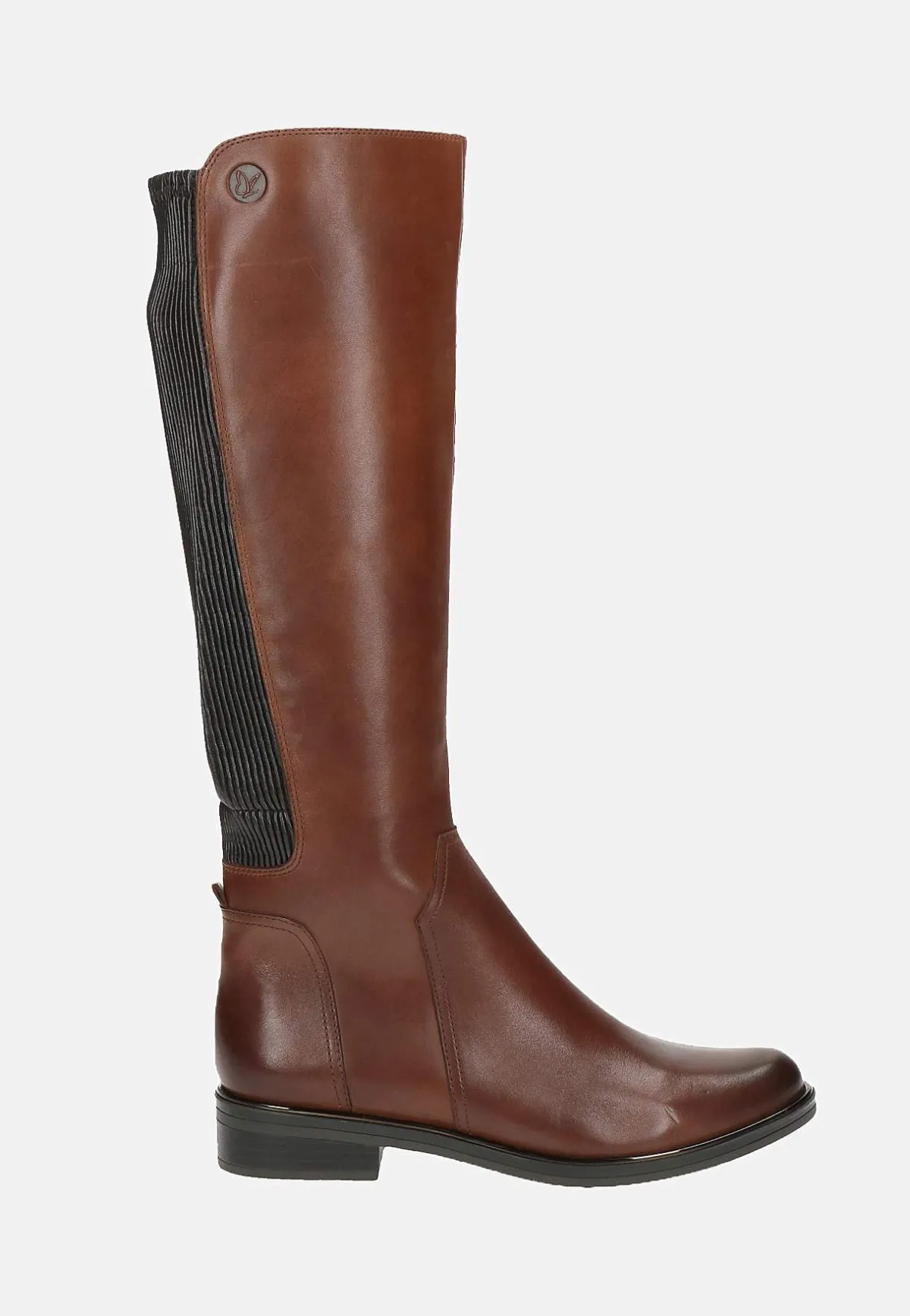 Caprice Skinnstövel med bred skaftvidd Konjak