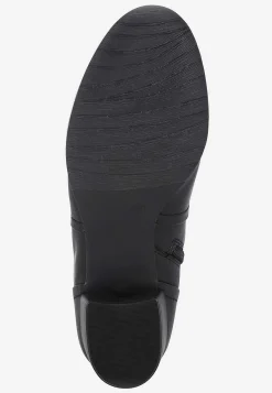 Caprice Skinnstövlett med dragkedja Svart