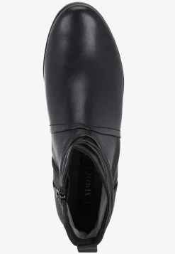 Caprice Skinnstövlett med dragkedja Svart